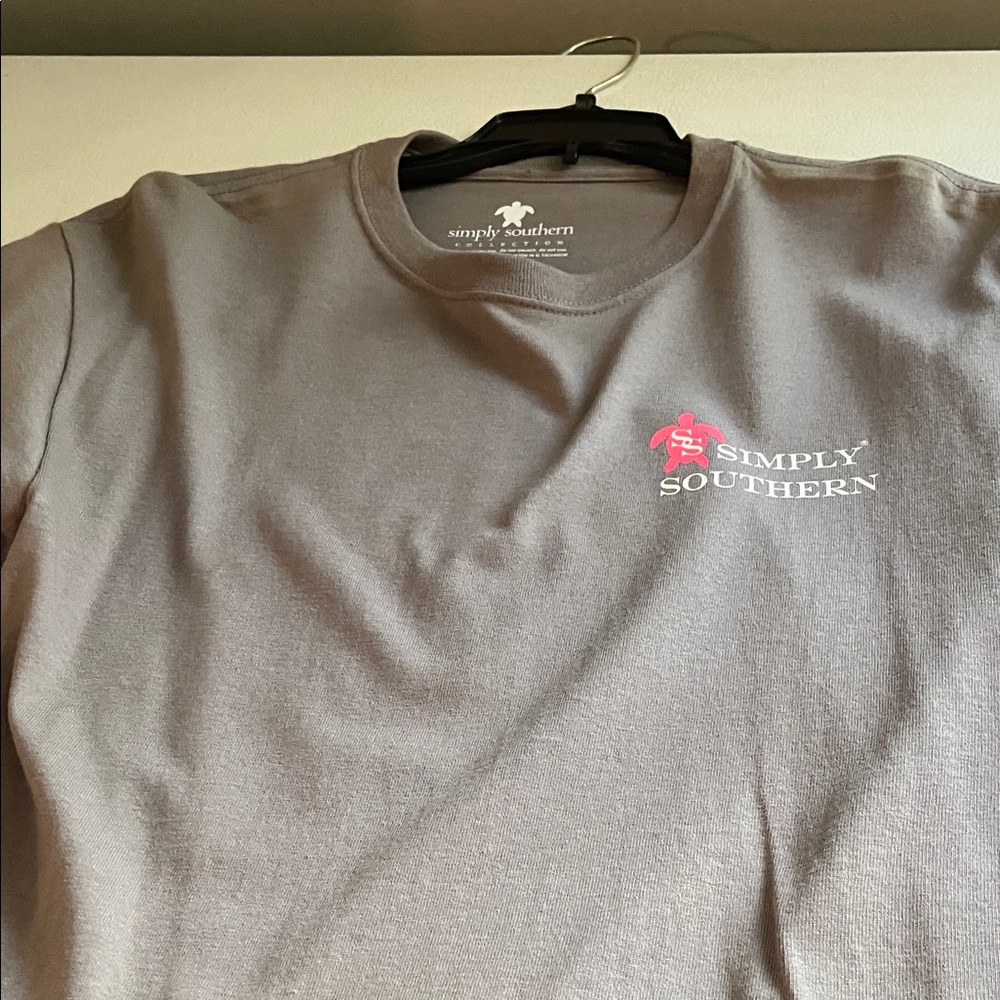 Simply Southern Gray Short Sleeve Tee